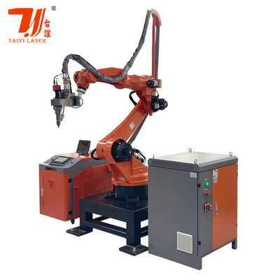 Canton Fair Dual-Station Robotic Laser Welding Machine System, High Efficiency For Batch Production