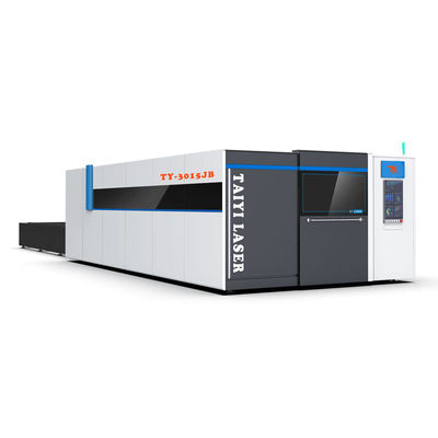 Μηχανή Κοπής Λέιζερ Οπτικών Ινών Υψηλής Ταχύτητας Με Τραπέζι Ανταλλαγής Και Κλειστό Και