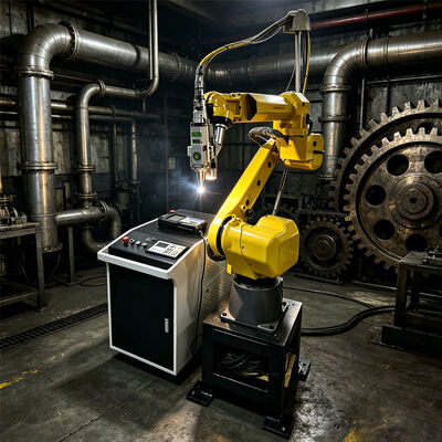 FANUC Ρομπότ M-20 6 άξονες Ρομπότ Αυτοματοποιημένο 3D Laser Fiber Cutting Machine για γυμναστικό εξοπλισμό