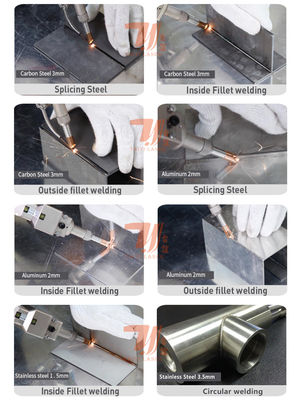 Μηχανή Συγκόλλησης Λέιζερ Χειρός για Νεροχύτη Νιπτήρα Μεταλλικής Πλάκας 1000W 1500W 2000W