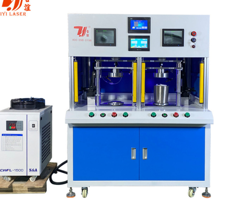 1000W - 6000W Ατσάλινο Κετάλι Τσαγιέρα Tumbler Διπλό Σταθμό αυτόματη μηχανή συγκόλλησης λέιζερ ινών