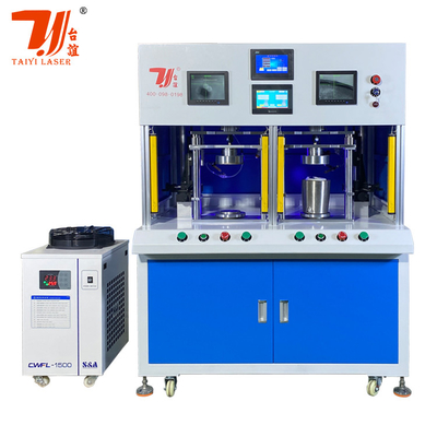 1000W - 6000W Ατσάλινο Κετάλι Τσαγιέρα Tumbler Διπλό Σταθμό αυτόματη μηχανή συγκόλλησης λέιζερ ινών
