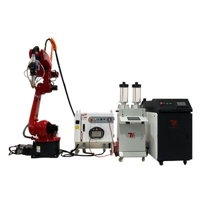 6KW High-Speed CNC Laser Cladding Machine για επισκευή άξονα και αντικατάσταση χρωματοποίησης, 90% αποδοτικότητα σκόνης