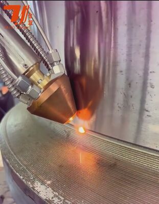 6KW High-Speed CNC Laser Cladding Machine για επισκευή άξονα και αντικατάσταση χρωματοποίησης, 90% αποδοτικότητα σκόνης