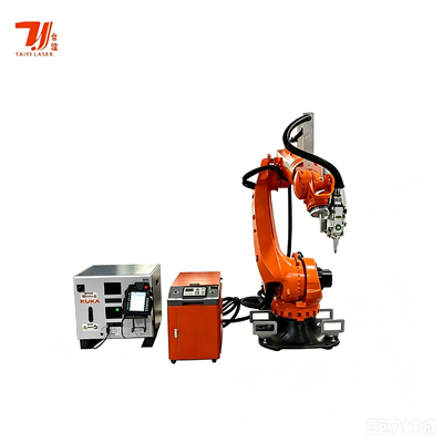 KUKA  Industrial Robot Integrated 4000W IPG Laser Welding Workstation for Heavy Metal Applications