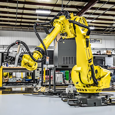 Ενεργό σύστημα κοπής λέιζερ FANUC Robot με ψύξη με νερό, θήκη ασφαλείας, για 3D επεξεργασία σωλήνων χαρτιού μετάλλου