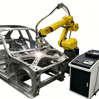 FANUC 6 Axis Robot Arm Automatic 3D Fiber Laser Machine κοπής για τρισδιάστατο τεμάχιο εργασίας αμπαζούρ από ανοξείδωτο χάλυβα