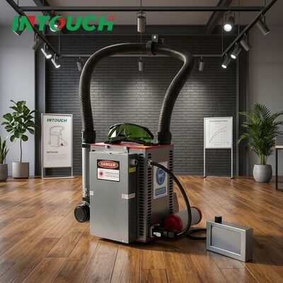 Μηχανή Καθαρισμού Λέιζερ Πλάτης 200W 300W Ψυχόμενη με Αέρα Φορητός Αφαιρετής Σκουριάς Λέιζερ Οπτικής Ίνας για Εργασία στο Πεδίο