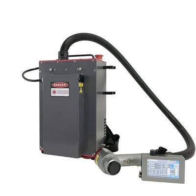 Νέο σχεδιασμό 200W μηχανή καθαρισμού σακίδας με λέιζερ ελαφρύ φορητό μηχανή απομάκρυνσης σκουριάς με λέιζερ