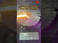 Μηχανή 1000w 1500w 2000w αφαίρεσης σκουριάς λέιζερ ινών CW που καθαρίζει Machien